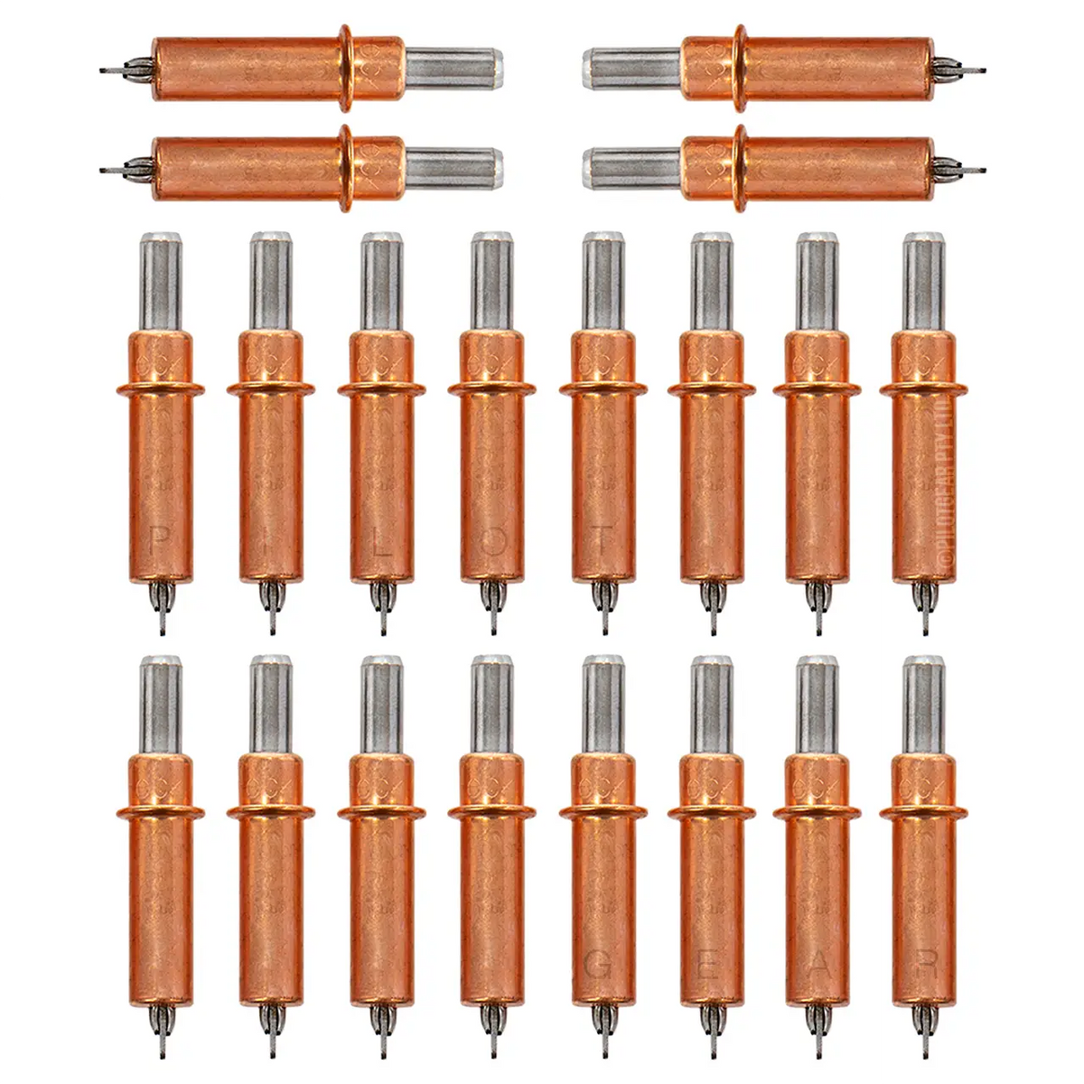Paket 20 Penahan Lembaran CLECO 1/8" – Pengikat Panel Sementara