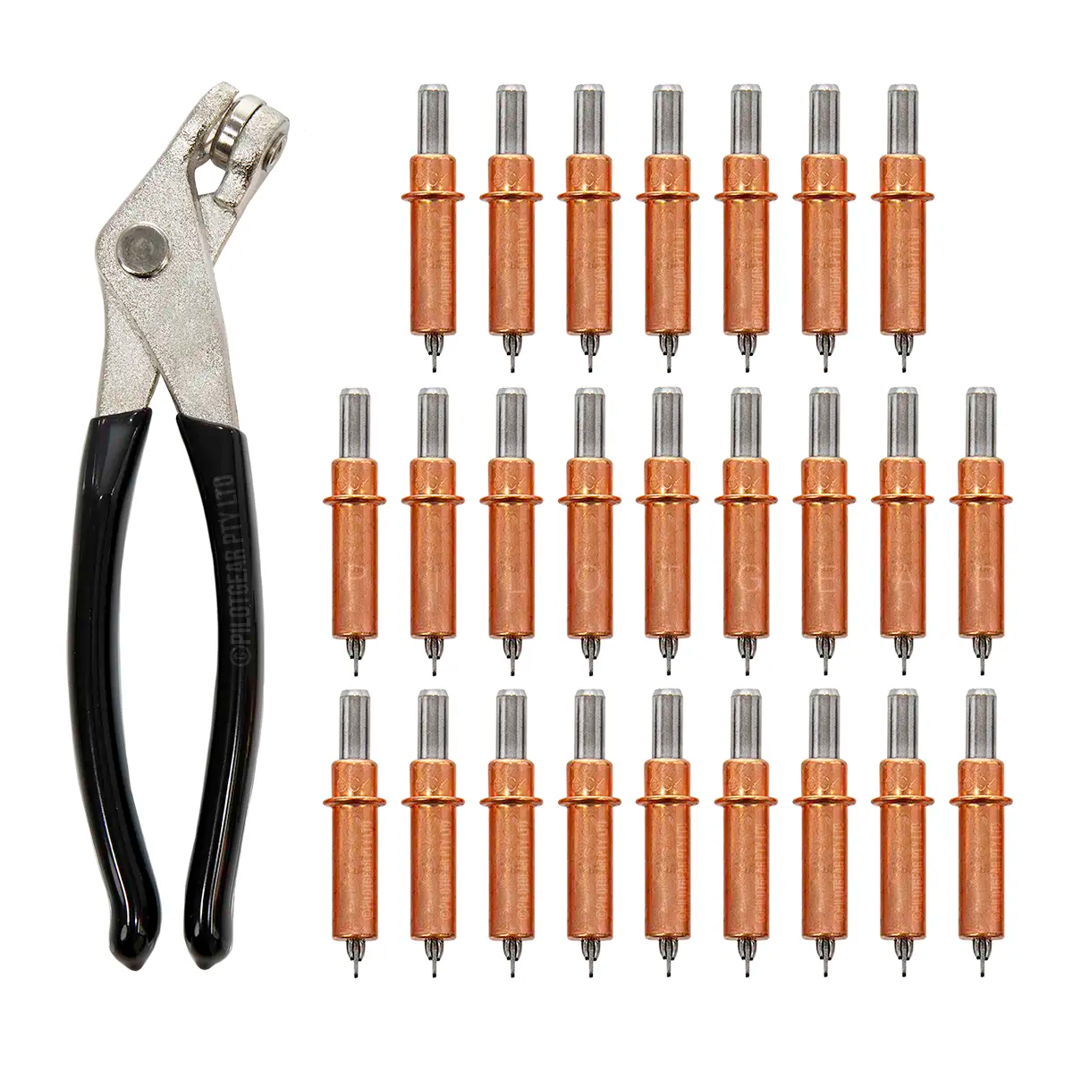 25-Pack 1/8″ Cleco Fasteners with Pliers - Temporary Panel Fasteners Cleco Kit