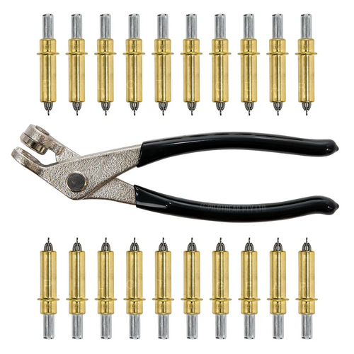 Paket 20 Penahan Lembaran Cleco 3/16" dengan Tang – Perkakas Pengikat & Pelepas Panel