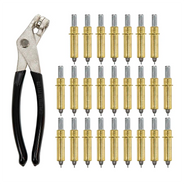 Paket 25 Pengikat Cleco 3/16″ dengan Tang - Kit Cleco Pengikat Panel Sementara