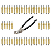 50-Pack 3/16″ Cleco Fasteners with Pliers – Reusable Temporary Panel Fasteners