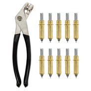 Paket 10 Penahan Pelat Cleco 3/16″ dengan Tang – Pengikat Panel & Alat Pelepas