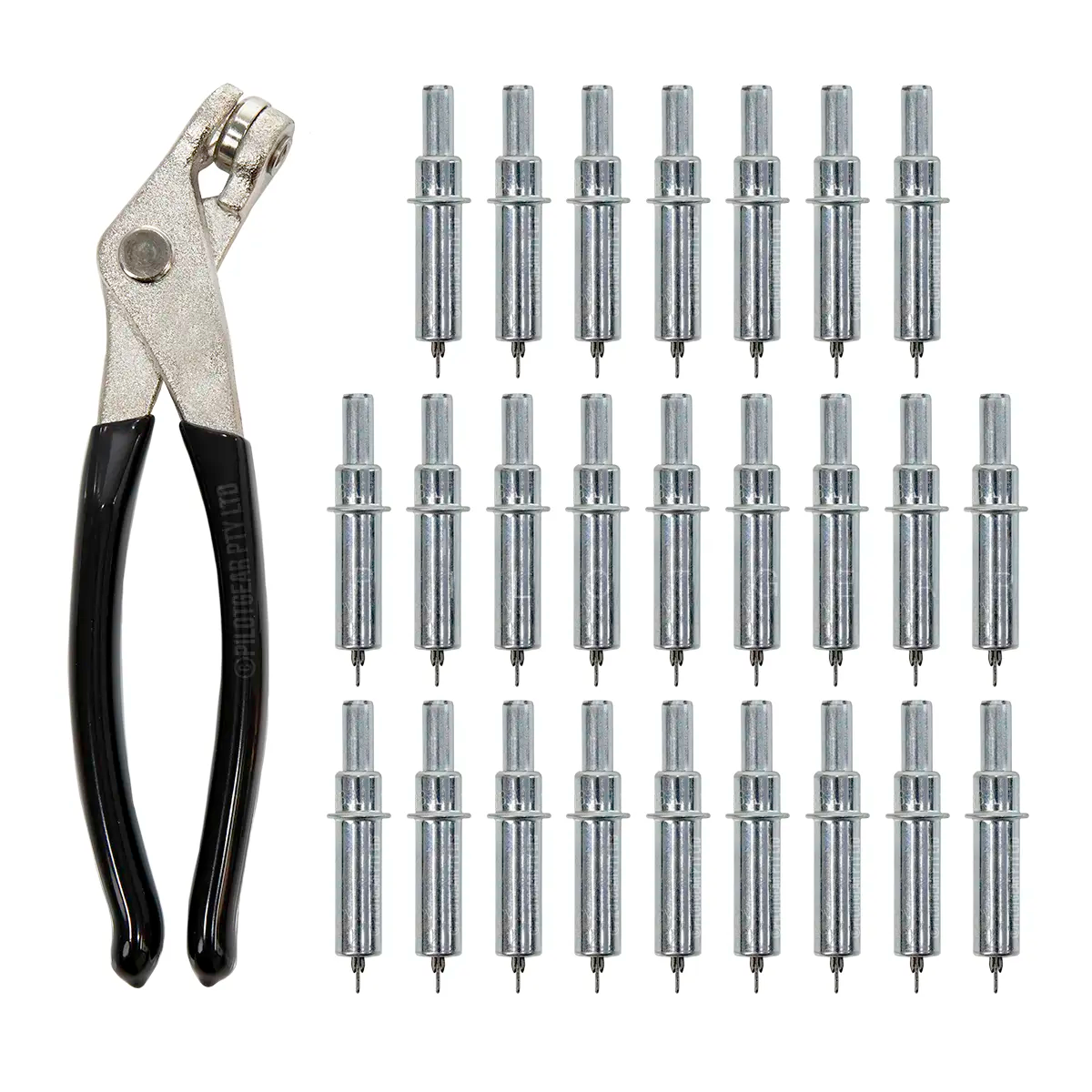 25-Pack 3/32″ Cleco Fasteners with Pliers - Temporary Panel Fasteners Cleco Kit