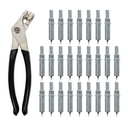 25-Pack 3/32″ Cleco Fasteners with Pliers - Temporary Panel Fasteners Cleco Kit