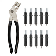 Paket 10 Pengikat Cleco 5/32″ dengan Tang – Kit Cleco Pin Kulit