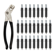 25-Pack 5/32″ Cleco Fasteners with Pliers - Temporary Panel Fasteners Cleco Kit