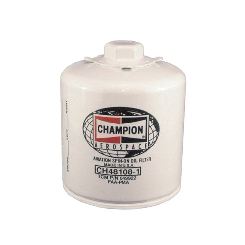 Champion Aerospace Spin-On Oil Filter, 3/4-16-UNF-2B Thread, CH48108-1