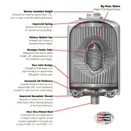 Champion Aerospace Spin-On Oil Filter, 3/4-16-UNF-2A Thread, 4.48 in Length, CH48110-1