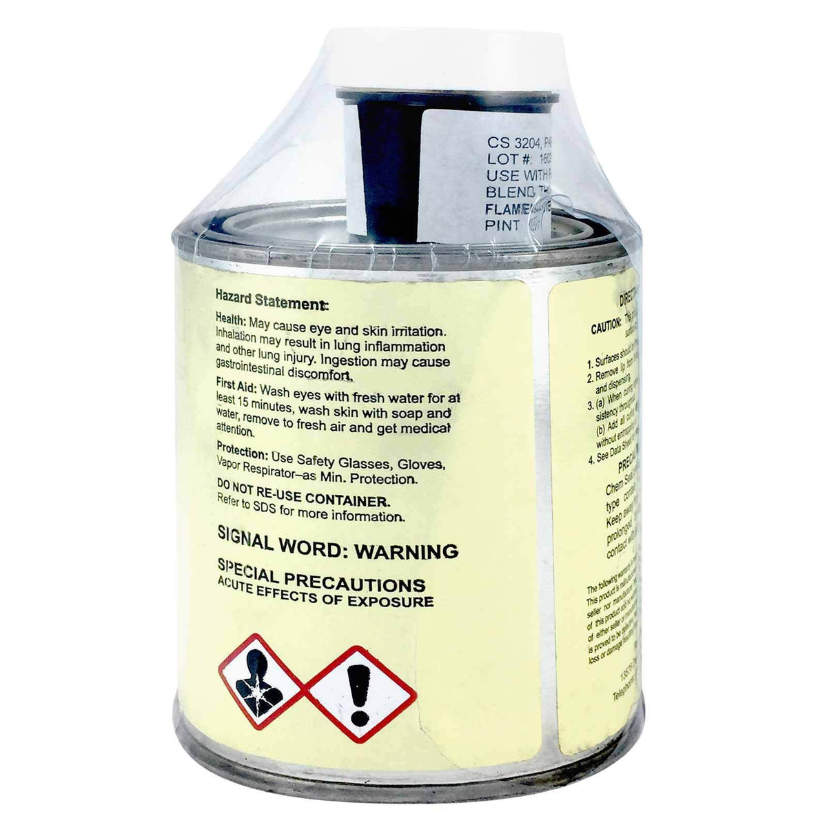 Flamemaster CS 3204 Class B-2 AMS-S-8802 Fuel Tank Sealant, 1 Pint Can Kit, CS3204B2PT