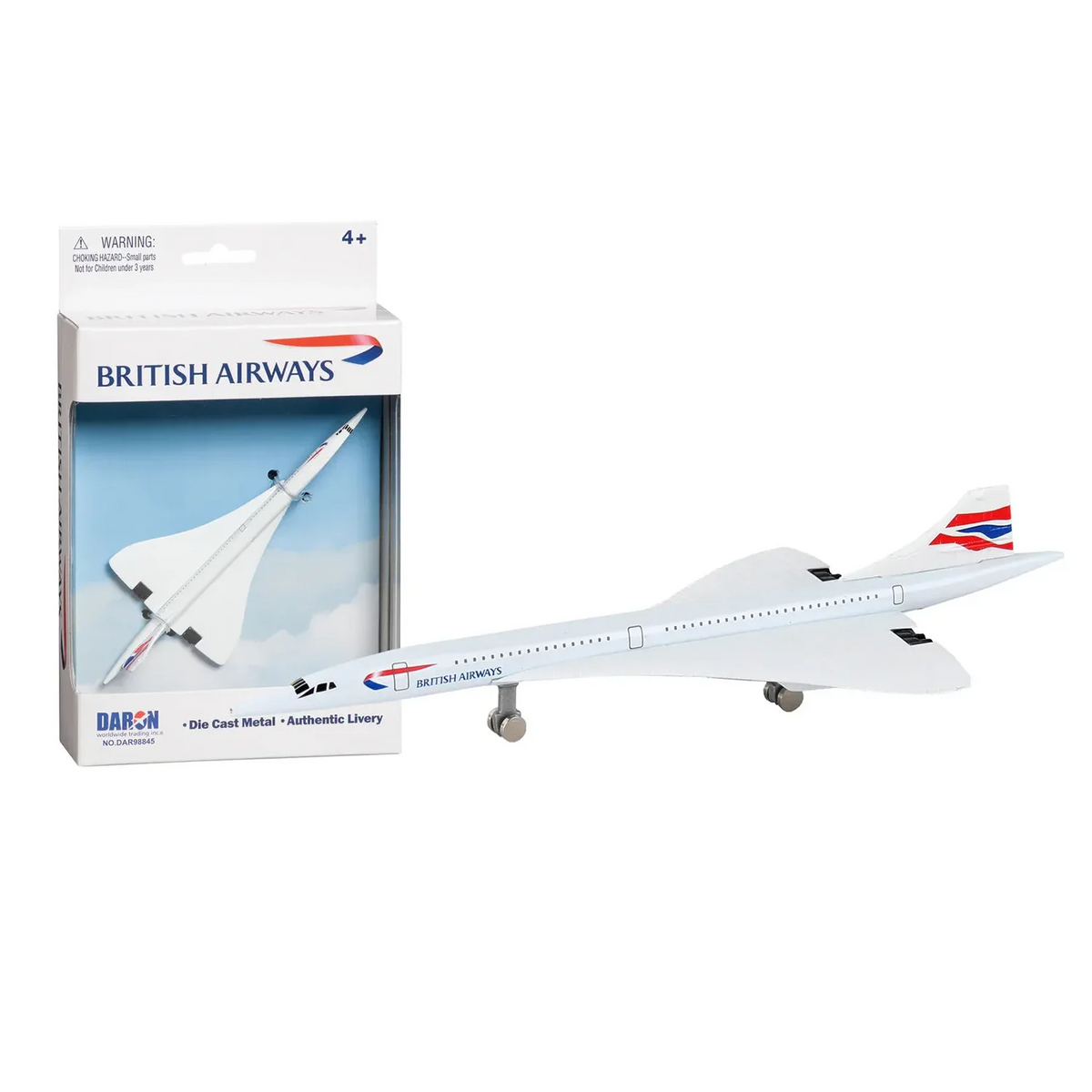 Daron British Airways Concorde Model Pesawat Tunggal