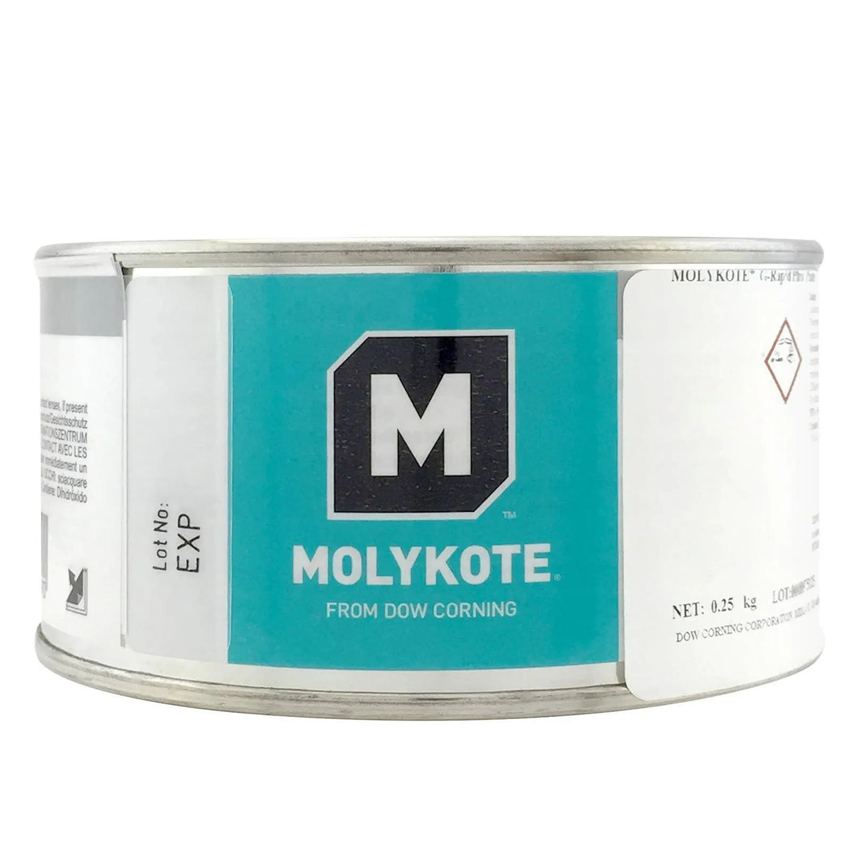 Molykote G-Rapid Plus Solid Lubricant Paste, Black, 250 g Can, DC4045299 (4045299)