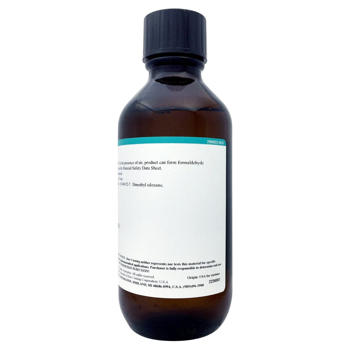 Dow DOWSIL 510 Fluid, 50 cSt Phenylmethyl Silicone Fluid, 500 ml Bottle, DC510-50CSPT