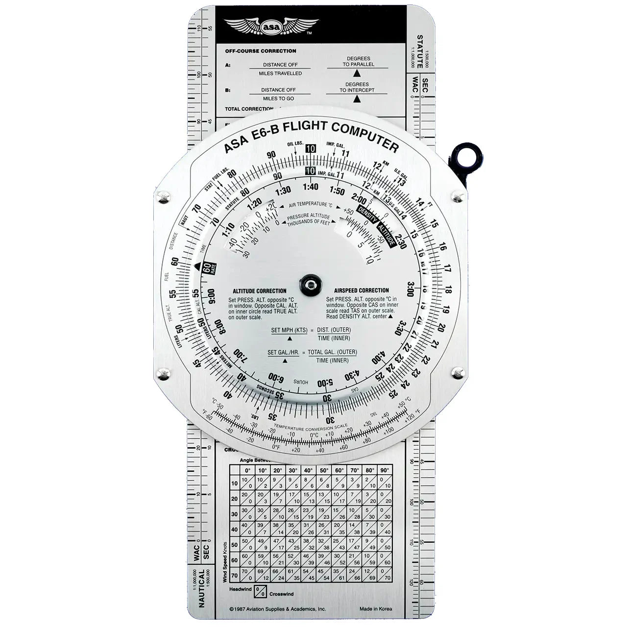 ASA E6B Flight Computer Metal