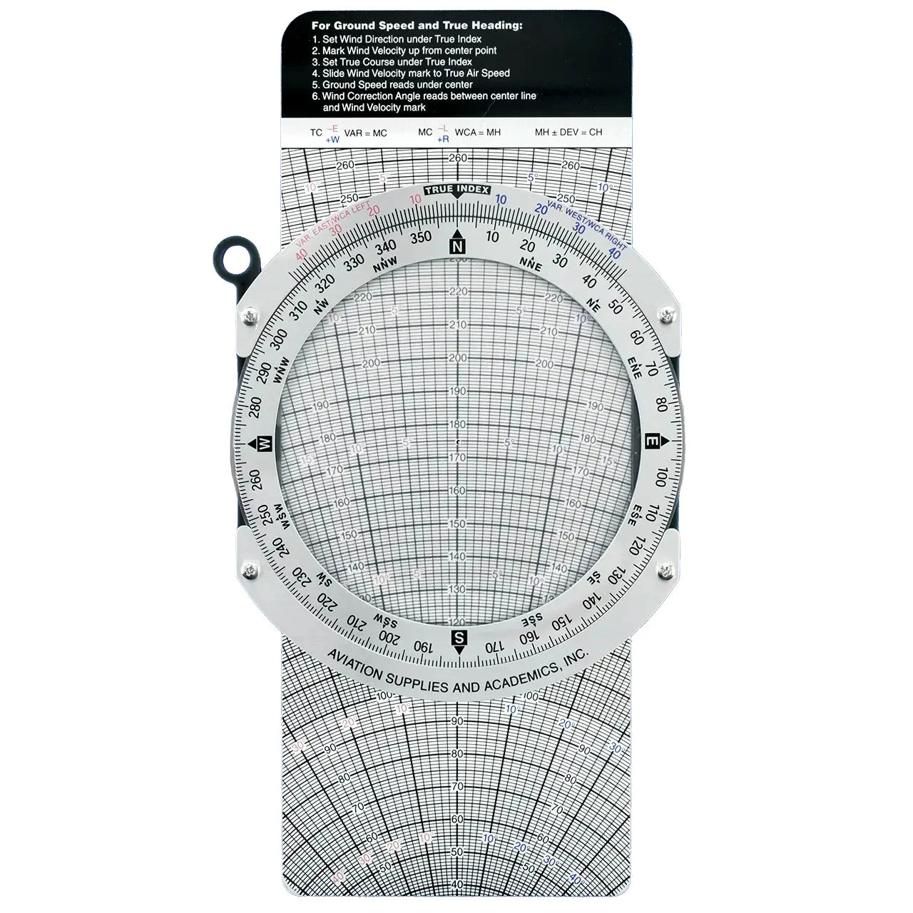 ASA E6B Metal Flight Computer Colour
