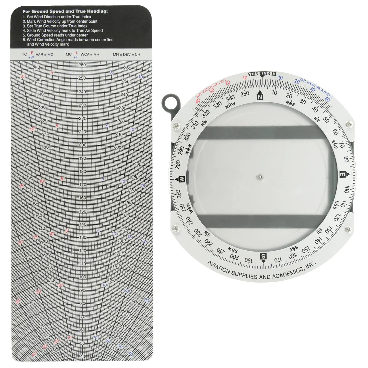 ASA E6B Metal Flight Computer Colour