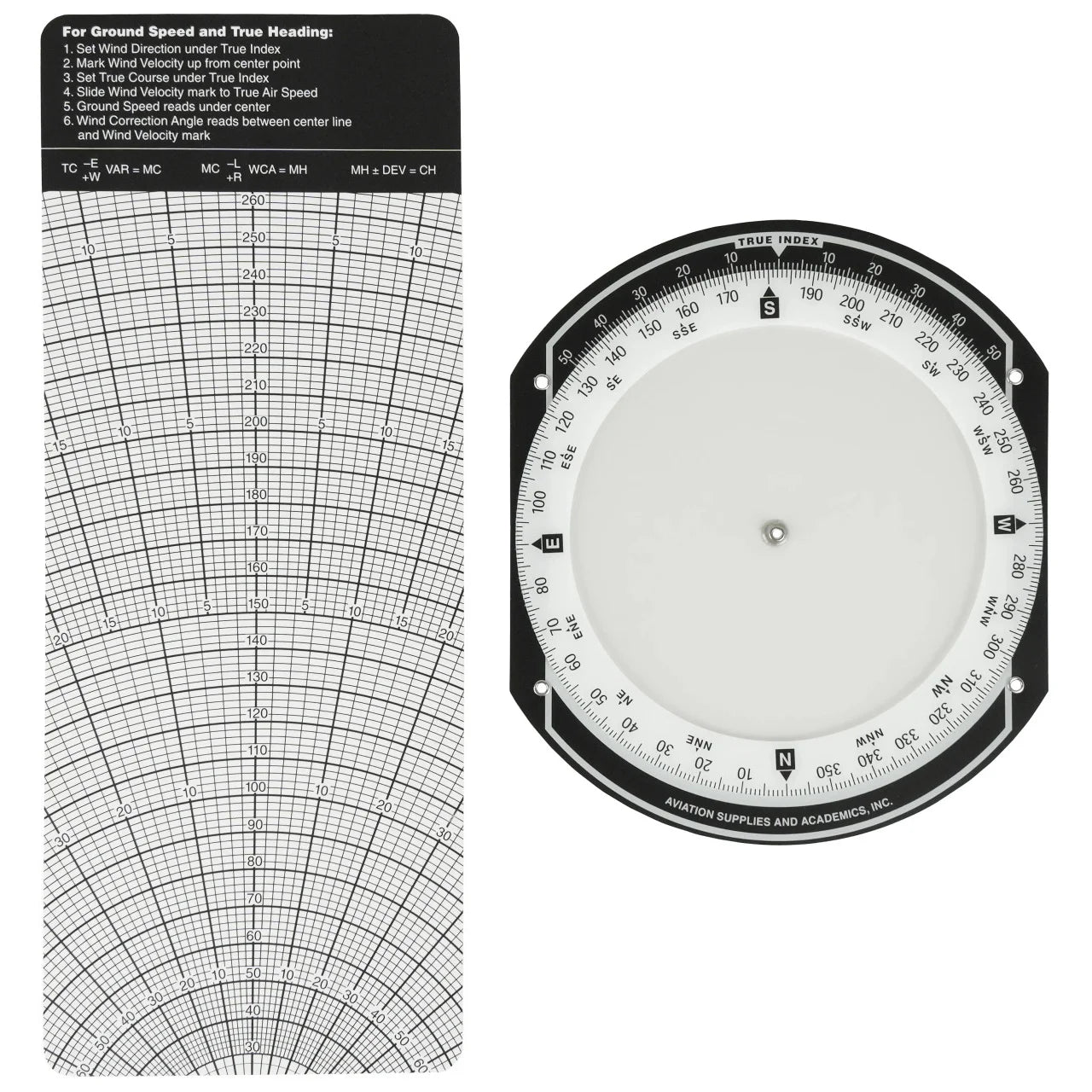 ASA E6B Flight Computer Paper