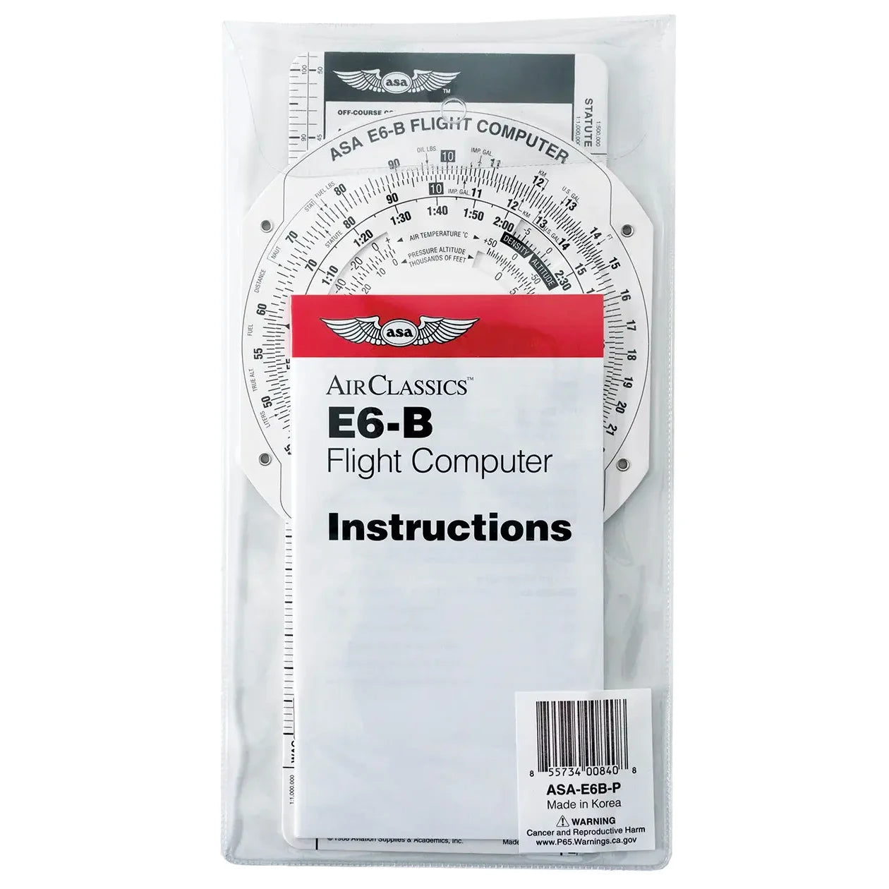 ASA E6B Flight Computer Paper