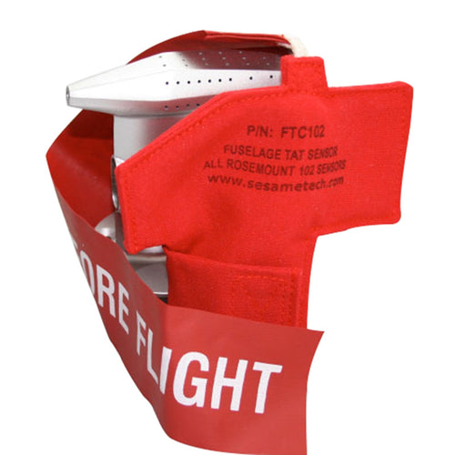 Sesame Technologies FTC-102 Total Air Temperature (TAT) Sensor Cover, Nomex, Red, FTC102