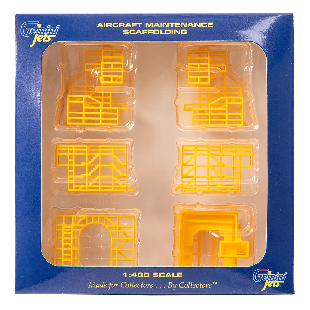 Gemini Jets 1/400 Set Perancah Perawatan Pesawat (6 buah)