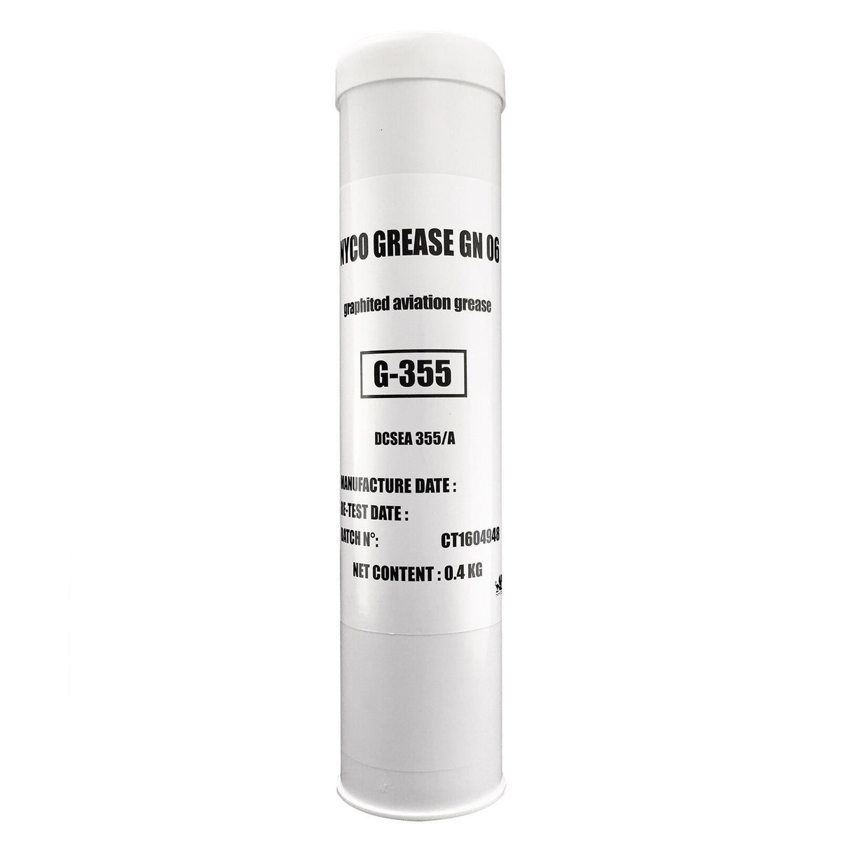 Nyco Grease GN 06 Graphited Aircraft Grease, NATO G-355, DCSEA 355/A, 400 g Cartridge, GN06-21