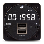 CHRONOS Clock, MAX Power USB Charger, 5 Mode, Dual USB-A