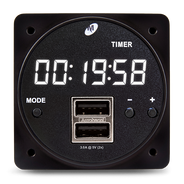 CHRONOS Clock, MAX Power USB Charger, 5 Mode, Dual USB-A