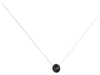 Antena VOR/LOC/GS, Dipol V, BNC, 2-Lubang, Cambuk Fiberglass