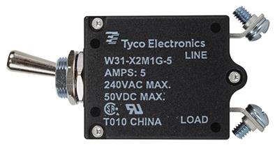 Circuit Breaker 5amp, W31X2M1G Series (TRF28) 2