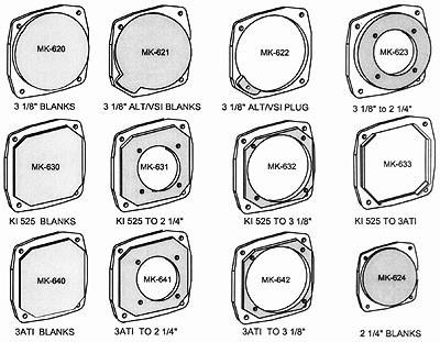 Raised Reducer Plate, 3-1/8 to 2-1/4 inch 2
