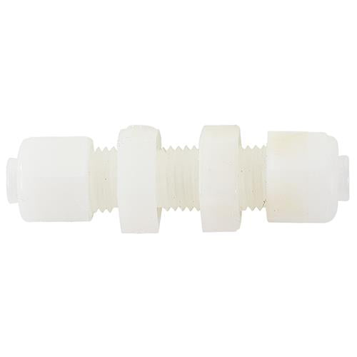Nylo-Seal Bulkhead Union, 1/4in Tubing