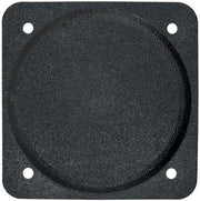 Cover Plate, Black Plastic, Fire Retardant, 3-1/8in