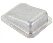 JACK HOUSING | Bare aluminium, No hole, Surface mount