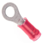 PIDG Ring Terminal 22-16G, #8, Red, Stud Diameter 4.17mm [.164in], Wire Size 0.3-1.42mm²