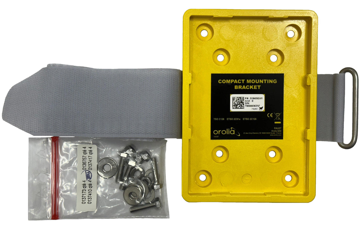 Mounting Tray for Compact &amp; Integra ELT's, Grey Velcro *Not Suitable for New Installations* 2