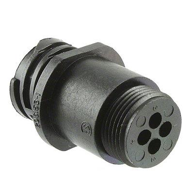 Connector, CPC Series 1, 4 Pin Male, Free Hang (TRF17)