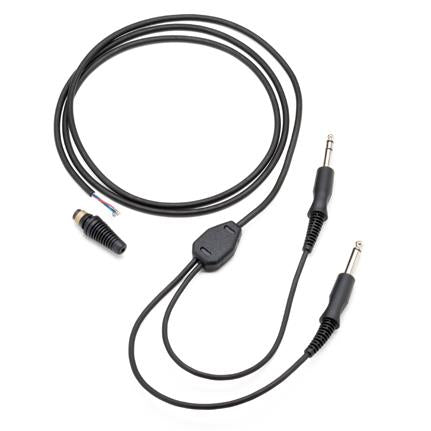 REPLACEMENT HEADSET CABLE | Mono, 5ft, PJ-055 &amp; PJ-068 plugs