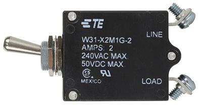 CIRCUIT BREAKER | 2amp, W31X2M1G Series (TRF30) 2