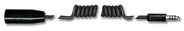 Helicopter Coiled Extension Cable, 2-6ft, U-174/U Jack &amp; Plug 2