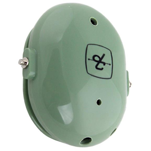 Left Headset Dome Drilled, Shallow, Moss Green (H3330)
