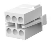 Mate-N-Lok Connector, 6 pin, Female, 4.95 mm [.195 in] (TRF25)