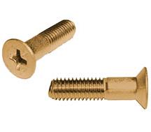 MACHINE SCREW | 1-3/32" x 10-32, 100Deg, Grip: 5/8", Cadmium Plated