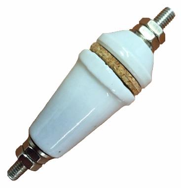 Isolator Keramik HF, Feed-thru, 10-125 (Tanpa Sertifikasi FAA)