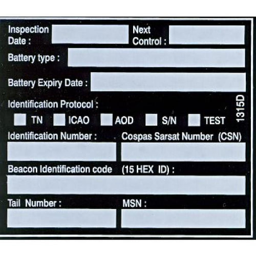 LABEL ELT untuk ELT Kannad