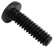 Machine Screw, Black, Pan head, 6-32, 1in