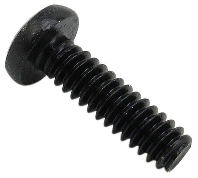 Machine Screw, Black, Pan head, 6-32, 1in