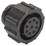 Circular Connector, 9-Pin Female, Free Hang (TRF17)