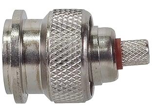 Connector, TNC Male, Dual Crimp, Straight, RG-142, RG-400