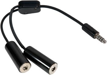 Adaptor Cable, Converts Fixed Wing to Helicopter