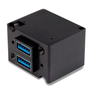 TA202 High Power USB Charger, Rear, Dual USB-A