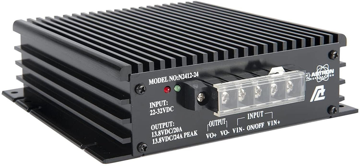 Converter 22-32VDC to 13.8VDC, 12A